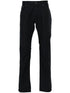 scarf-detail straight trousers